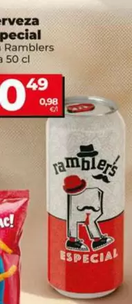 Ramblers cerveza pecial