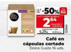Dolce Gusto - Café En Cápsulas Cortado