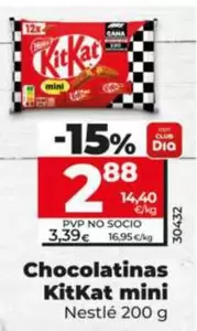 Nestlé - Chocolatinas Kitkat mini