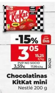 Nestlé - Chocolatinas Kitkat mini