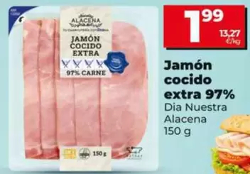 Dia - Jamón Cocido Extra 97%