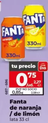 fanta - Fanta De Naranja / De Limon