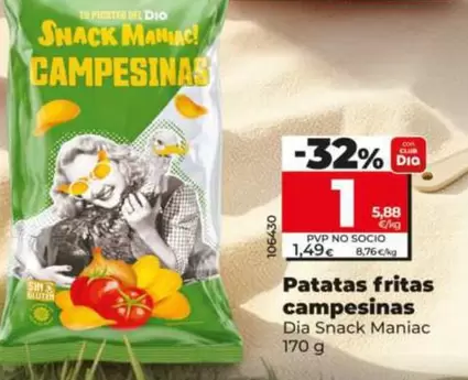 Snack - Patatas Fritas Campesinas