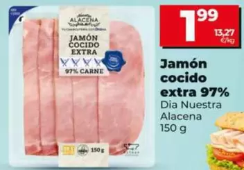 Dia - Jamón Cocido Extra 97%