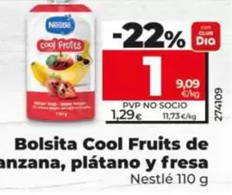 Nestlé - Bolsita Cool Fruits De Anza