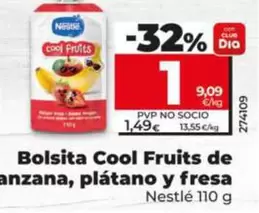 Nestlé - Bolsita Cool Fruits De Anza