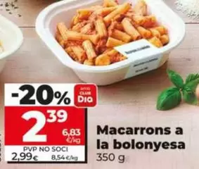 Macarrones a la bolonyesa