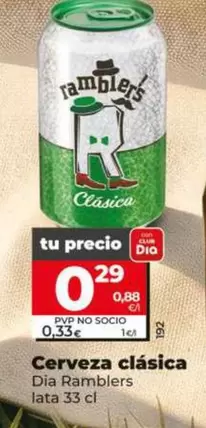 Dia - Ramblers Cerveza Clasica
