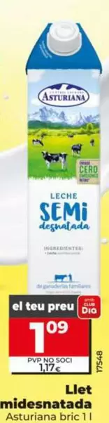 La Asturiana - Llet