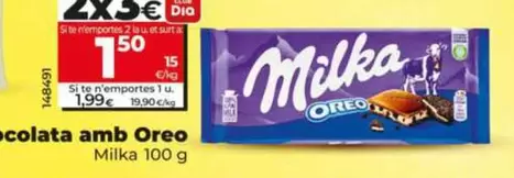 Milka - Chocolate Con Oreo