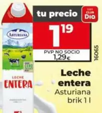 La Asturiana - Leche Entera