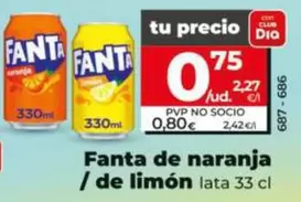 fanta - De Naranja / De Limon