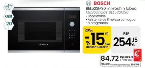 Bosch - Microondas BEL523MS0 