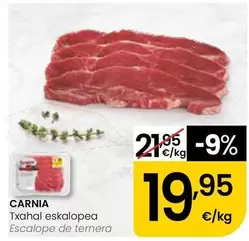 Carnia - Escalope De Ternera