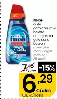 Finish - Lava- Vajillas Maquina Gel Todo En1