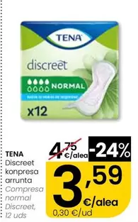 Tena - Compresa Normal Discreet
