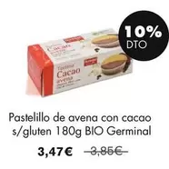 Germinal Bio - Pastelillo De Avena Con Cacao S/ Gluten