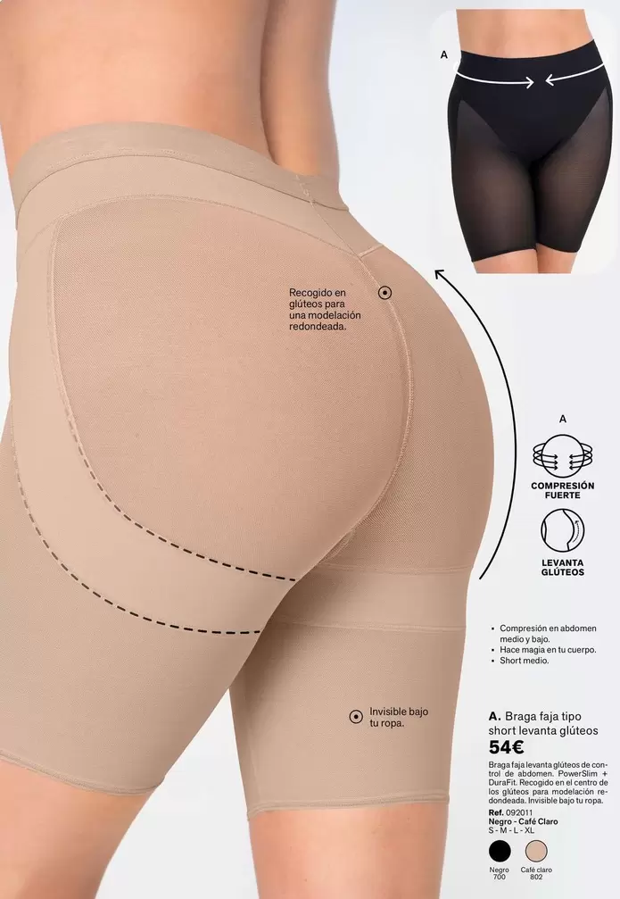 Braga Faja Tipo Short Levanta Glúteos