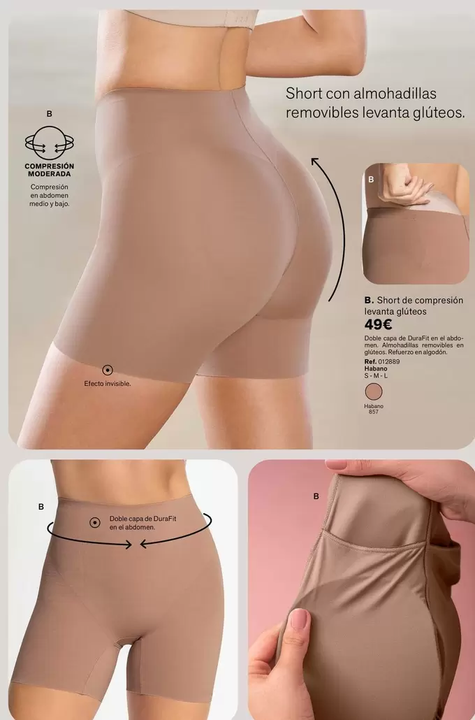 Short De Compresion Levanta Gluteos