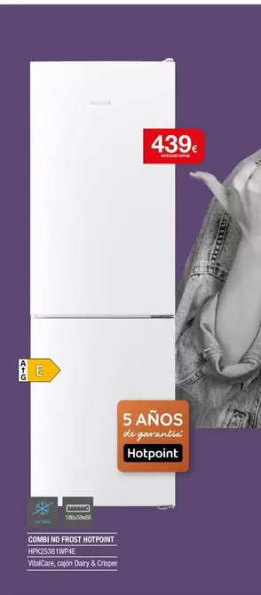 Hotpoint - Combi No Frost HPK25361WP4E