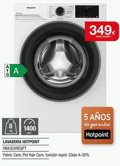 Hotpoint - Lavadora HB83CARESPT