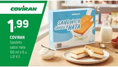 Coviran - Sandvitx Sabor Nata