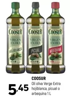 Coosur - Oli Oliva Verge Extra Hojiblanca, Picual O Arbequina
