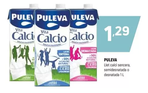 Puleva - Llet Calci Sencera, Semidesnatada O Desnatada
