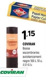 coviran - Bossa Escombraries Autotancament Negre