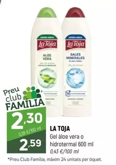 La Toja - Gel Aloe Vera O Hidratermal