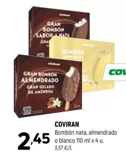coviran - Bombon Nata, Almendrado O Blanco