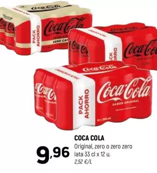 Coca-Cola - Original, Zero O Zero Zero