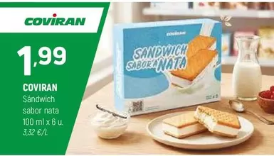 coviran - Sandwich Sabor Nata