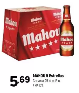 Mahou - 5 Estrellas