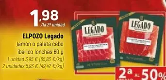 elpozo - Jamon O Paleta Cebo Iberico Lonchas