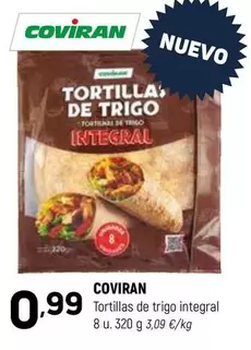 coviran - Tortillas De Trigo Integral