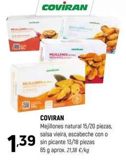 coviran - Mejillones Natural
