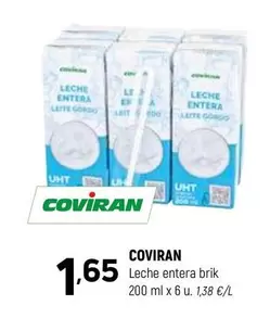 coviran - Leche Entera Brik