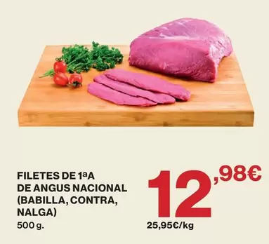 Filetes De 1aaa De Angus Nacional (Babilla, Contra, Nalga)