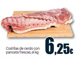 Costillas De Cerdo Con Panceta Frescas