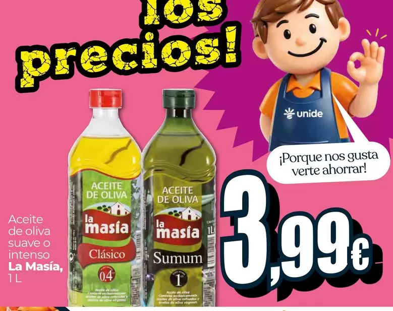 La Masía - Aceite De Oliva Suave O Intenso
