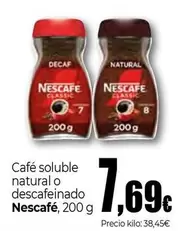 Nescafé - Café Soluble Natural O Descafeinado