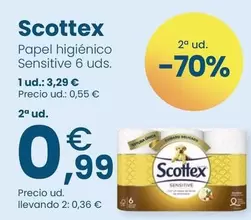 Scottex - Papel Higienico Sensitive