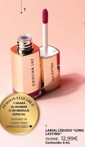 Cristian Lay - Labial Liquido "Long Lasting"