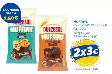 Dulcesol - Muffins C/Pepitas