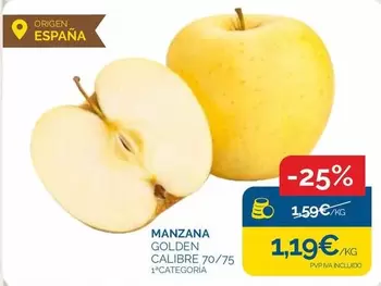 Manzana Golden Calibre 70/75