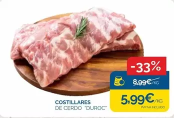 Costillares De Cerdo "Duroc"