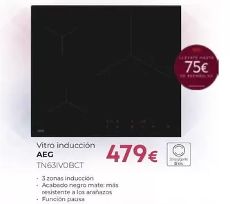 AEG - Vitro Inducción TN63IVOBCT