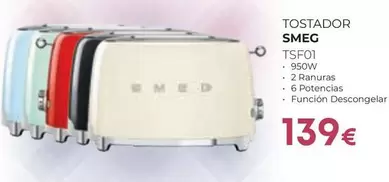 Smeg - Tostador TSF01