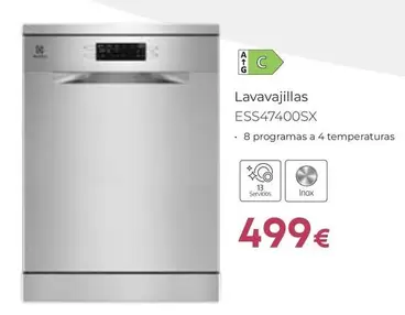 Lavavajillas ESS47400SX